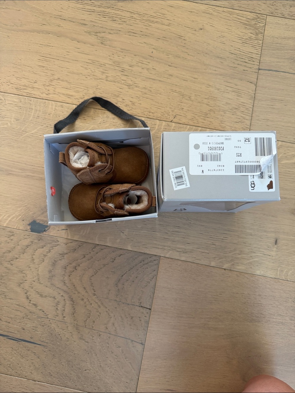 Baby Ugg Brown Cozy Lined Booties